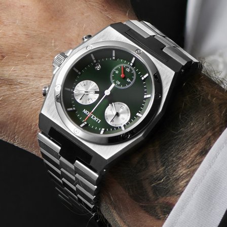 Leal Ray Stainless Steel Chronograph Watch for Men - Wrist watches