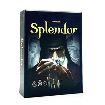 Splendor - Et strategispil om ædelstene for 10+, 2-4 spillere, 30 minutters spilletid