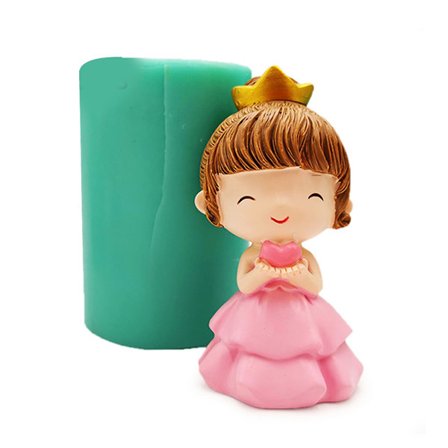 3D Silikoneform til Lys, Håndlavede Aromaterapilys og Gipsornamenter