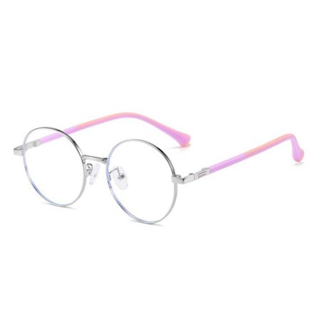 Heta anti-blåljusglasögon för barn, runda glasögon 7 7 7