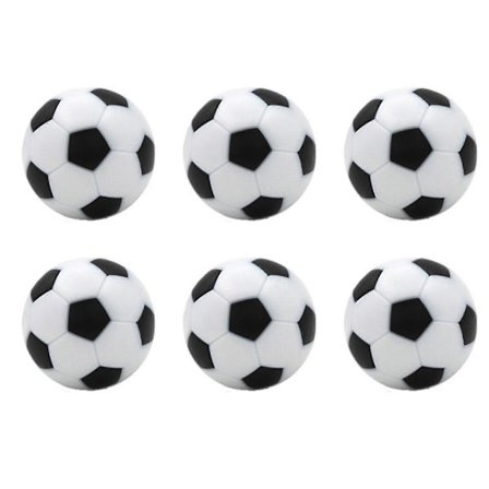 Bordfodbold 6 Stk Bordfodboldbolde 32mm Mini Fodboldbolde Udskiftning Til Bordfodboldspil Tilbehør