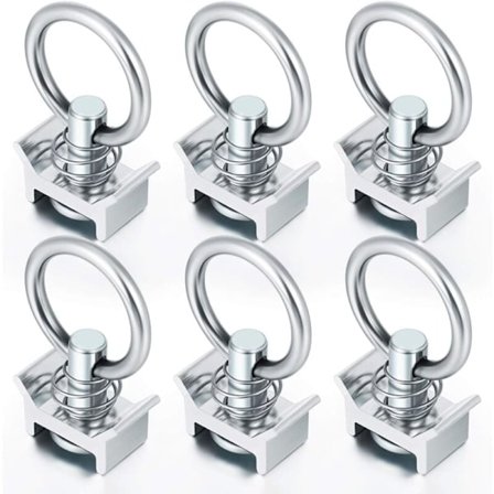 Set med 6 enkla sprintar med ring, flyglås sprintar för flygplanslås skena ankare sprint ring