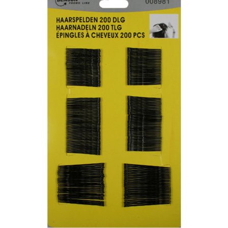 Hårnålar svart 200 st