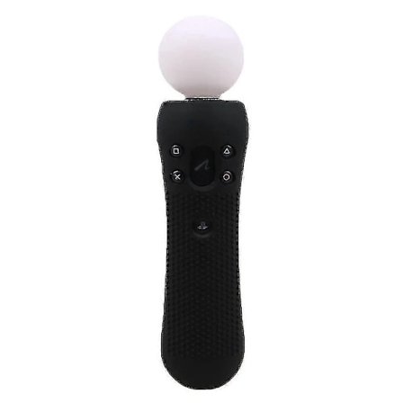 PC Kompatibel med PlayStation Ps VR Move Motion Controller Sklisikker Silikon Gummi Beskyttelsesetui Svart Blå Rød Jp Guanguan [Hong Kong] Svart