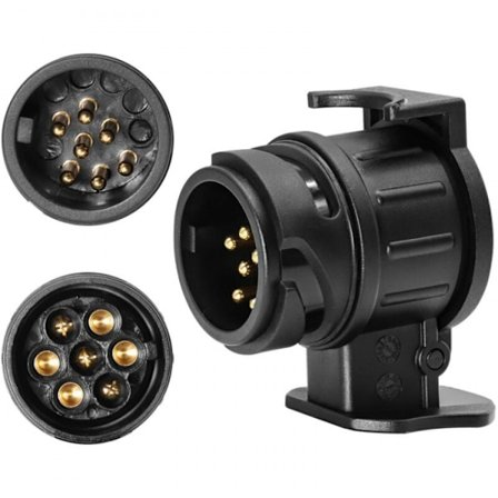 Adapter 13-polig till 7-polig för släpvagnskontakt 13-polig