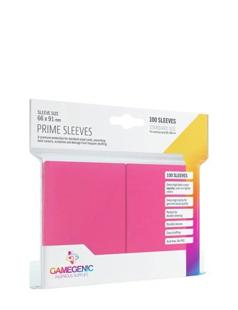 Prime Sleeves Pink Pink Gamegenic