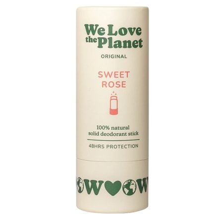 We Love The Planet Deodorant Stick Sweet Rose 40 g, Parfumer & Dufte, Deodorant, Til Hende
