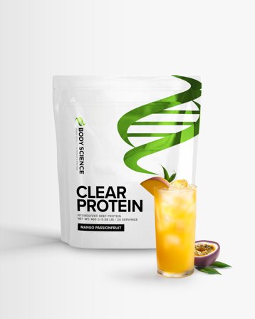 4 x Body Science Clear Protein - 400g - Mango Passionfruit - Proteinpulver, kosttillskott, Kosttillskott, Protein, Proteinpulver