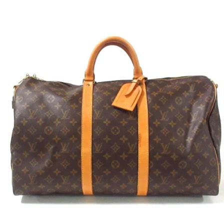 Louis Vuitton Vintage Pre-owned Polyester resvskor brun, Dam Vintage Väskor, Dam, Storlek: ONE SIZE