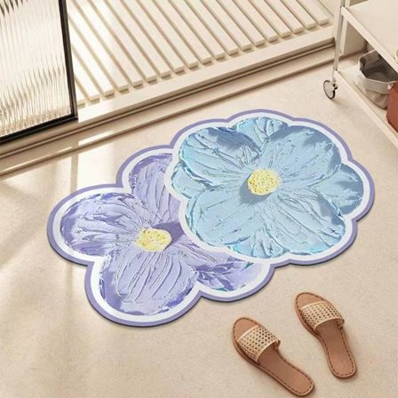 Blomsterteppe Kjøkken Tørkematte S01 01