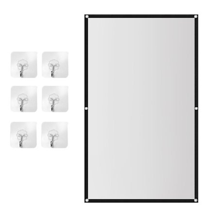 Bærbar projektor lærred udendørs Hd foldbar anti-fold (84 tommer)