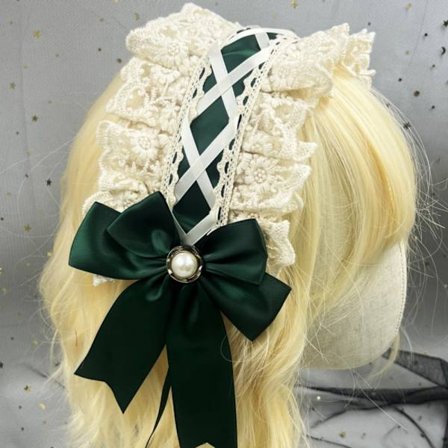 Lolita Pannband Bowknot Hårband 2 2