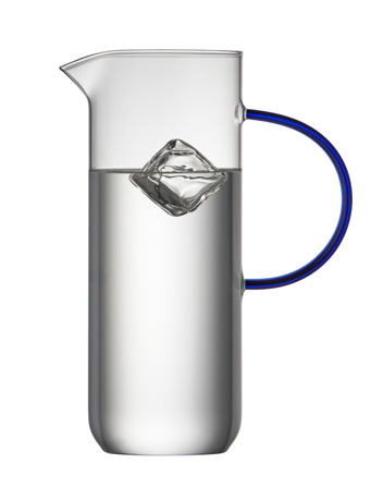 Lyngby Glass Torino Glasskanne Klar-Blå 1.1L