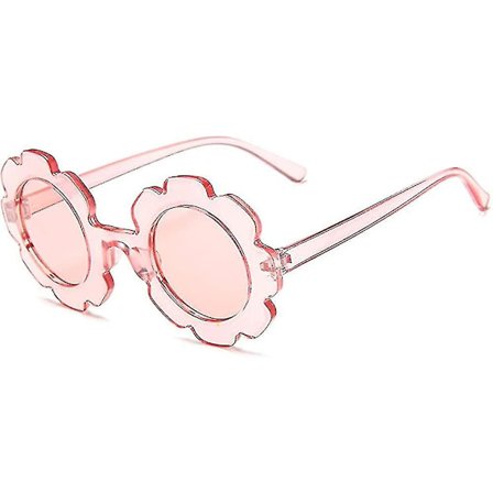 Børnesolbriller Runde Blomst Sød Toddler Solbriller Uv 400 Beskyttelse Børn Pige Dreng Gave