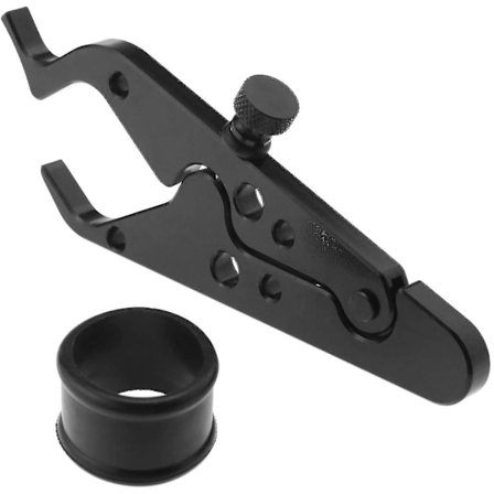 Motorcykel Cruise Control Throttle Control Lås Cruise Gummi Bøsning Kit Universal Aluminium Håndtag