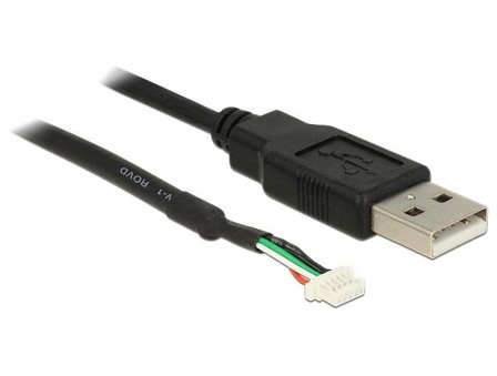 Delock USB 2.0 USB intern til ekstern adapter 1.5m Sort