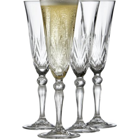 Lyngby glas Glas Champagne Melodia 16 cl 4 st | Dukning & Servering > Glas > Champagneglas | Bagaren och Kocken