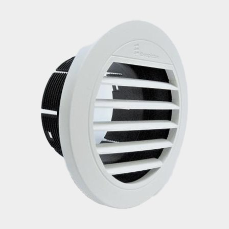 Outlet Eberspächer, 90 mm, open 30°, white