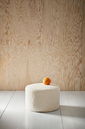 Jotex - Teddy Barnepuff Naturhvit - MARBELLA - Kjøp Sittepuffer hos Jotex