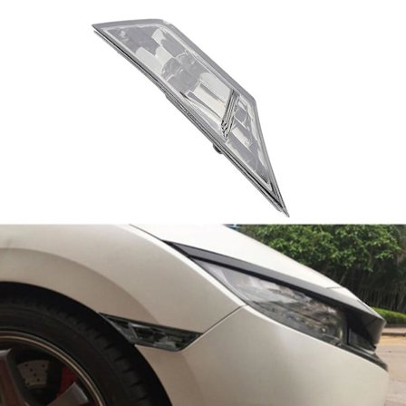 LED Side Marker Lights passer til Honda Civic Side Marker Blinklys Hvid LED Positionslys (højre)