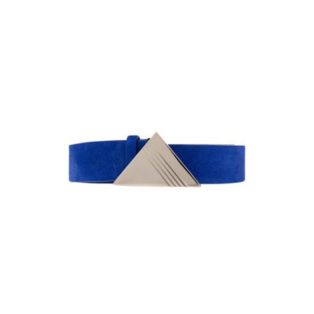 The Attico Leather Riem , Blauw , Dames , Maat: S Riemen