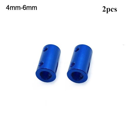 2kpl jäykkä akseliliitin 3D-tulostimien osat 4mm-6mm