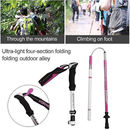 Koraman Karbon Aluminium Vandrestav