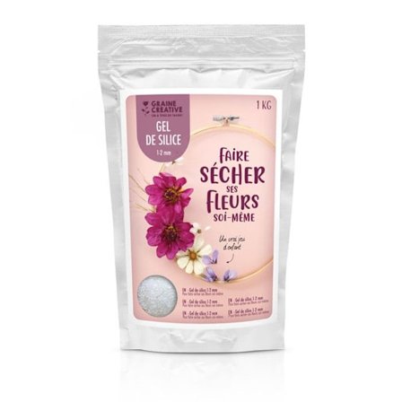 Silicagel til fremstilling af tørrede blomster 1 kg