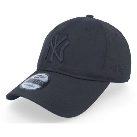 New Era - MLB Svart unconstructed Keps - New York Yankees Multi Texture 9TWENTY Neyyan Black/Black Dad Cap @ Hatstore