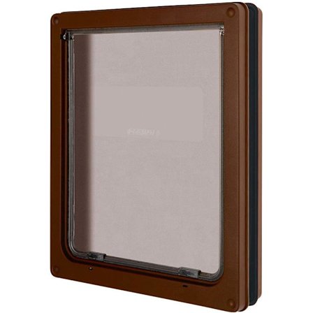 Pet Mate Rosewood Hunddörr Brun, Storlek 35CM*29CM*4CM