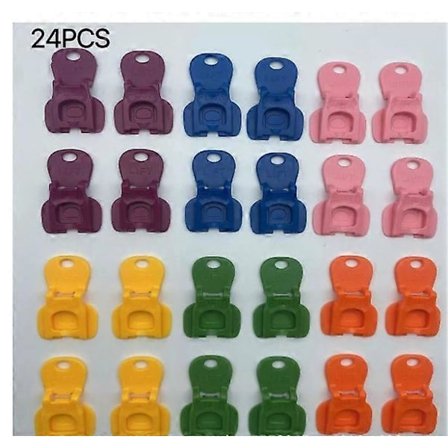 Nem Tab Åbner & Drikkevarebeskytter, 6/12/24 stk. Plastik Krukkeåbnere Værktøj til Øl (FMY)