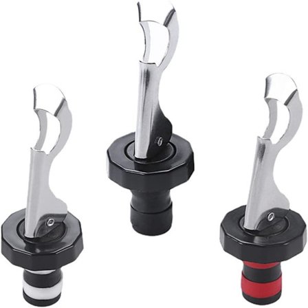 3-pak Vinpropper Silikone Vinflaskelåg Genanvendelige Vinflaskelåg Vakuumprop Manuel Vinflaske Ølforsegler