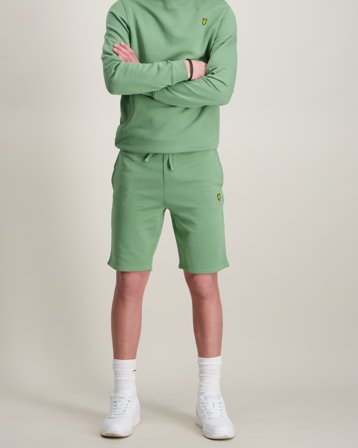 Lyle & Scott Sweat Short Zielony Szorty Chłopiec - Kids Brand Store