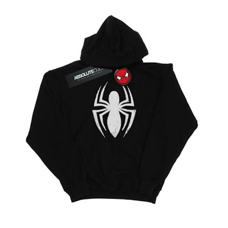 Marvel Girls Spider-Man Ultimate Spider Logo Hoodie 12-13 år Black 12-13 Years
