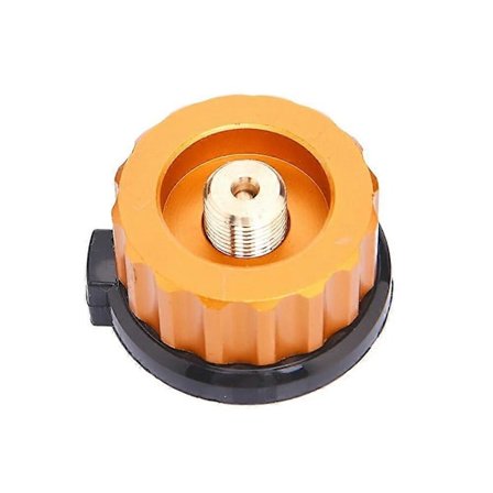 Utomhus Camping Vandring Spis Brännare Adapter Delad Typ Ugn Konverterare Anslutning Auto-off Gaspatron Tank cylinder Adapter