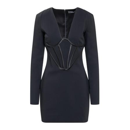 Versace, Short Dresses Zwart, Dames, Maat:XS