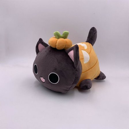 Katt plyschleksak docka katt plyschdocka kudde barnens julklapp helt ny, pumpa katt