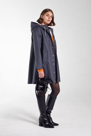 Mosebacke Raincoat Charcoal