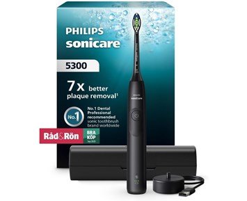 Philips HX7101/02 1HLD-BLACK - Sonicare 5300 eltandborste med inbyggd tryckvarning