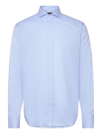 Oscar Jacobson Reg Fit Cut Away Non Iron Twill - Blue - 40