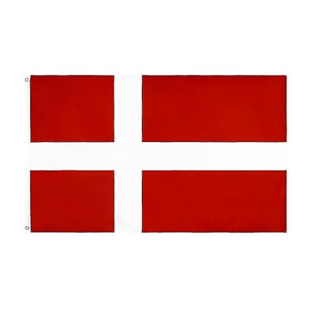 90 X 150cm Dansk Flag Danmarks Nationalflag Polyester Polyester Udendørs Dekoration