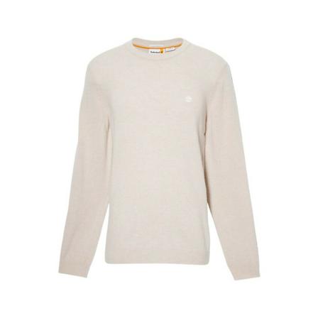 Timberland, Round-neck Knitwear Beige, Heren, Maat:L
