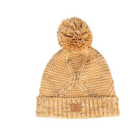 Rip Curl - Beige pom Beanie - Flecker Beanie Sand Pom @ Hatstore