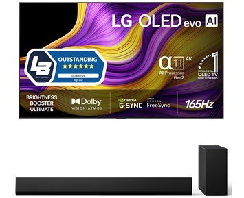 OLED65G54LW + NSG10TY - LG 65" G5 4K OLED Smart TV och 3.1-kanalig soundbar
