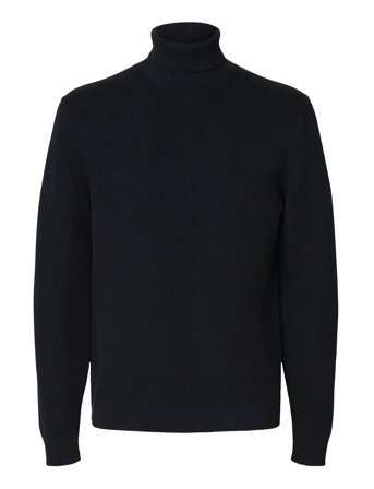 Selected | Slhdane Ls Knit Structure Roll Neck Noos | L