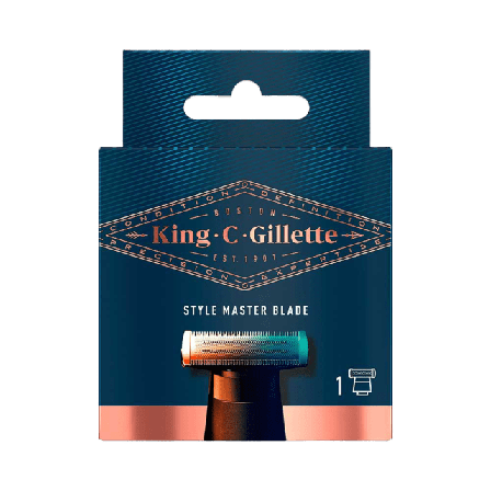King C Gillette Stylemaster Refill Rakning Herr 1 PCS