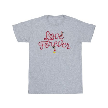 Disney herr Mickey Mouse Love Forever T-shirt 3XL Sports Grey