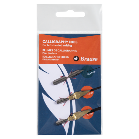 Brause Doppstift Vänsterhänt 3-pack