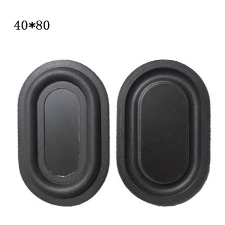 Styrk vibrasjonsplate Oval form Utmerket passiv radiator høyttalerhorn membranplate høyttalertilbehør