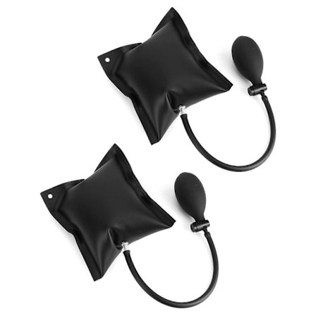 2 stk. Luftkilepumpe, oppustelig løftepude til dør- og vinduesmontering og bilreparation 2 stk.